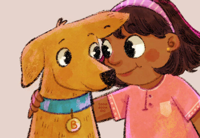 Girl and her Pup